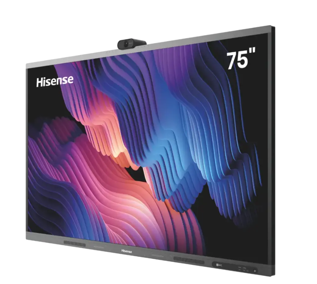 Hisense 75″ Interactive Display Board + Camera | Android 13 | 4GB RAM / 64GB ROM | UHD 4K | (Model No: 75MR6DE)