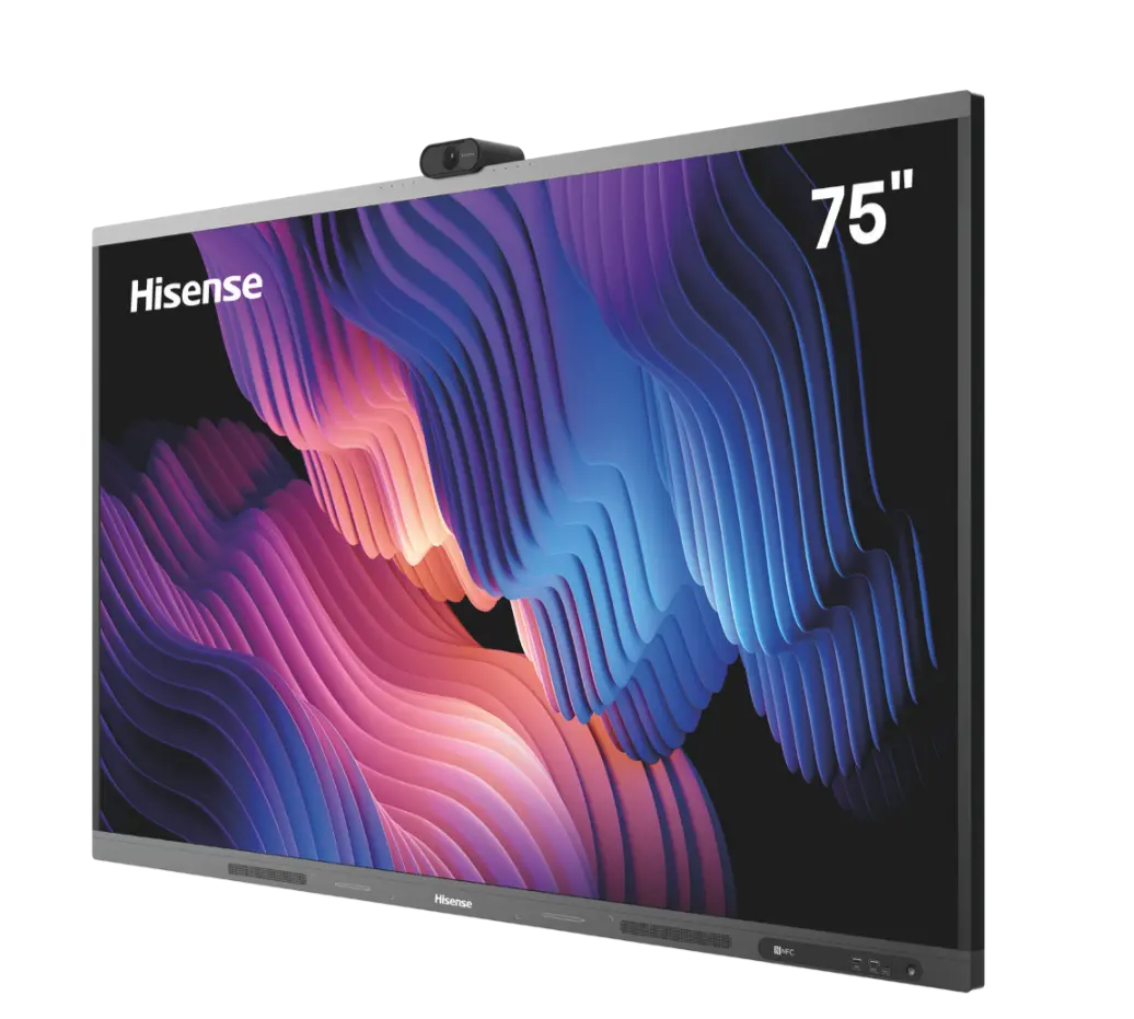 Hisense 75″ Interactive Display Board + Camera | Android 13 | 4GB RAM / 64GB ROM | UHD 4K | (Model No: 75MR6DE)