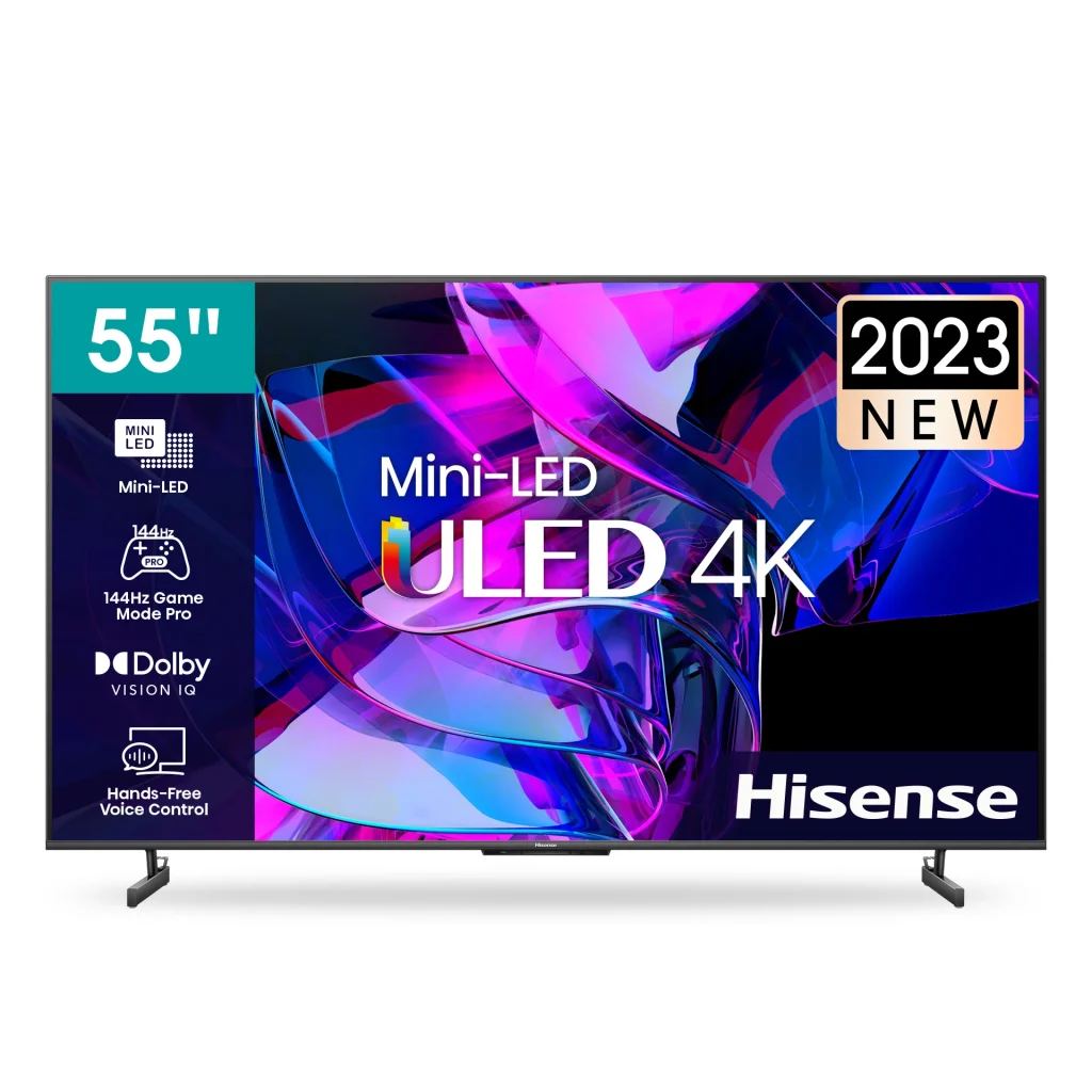Hisense 55″ Mini-LED ULED Smart 4K TV Quantum Dot (Model No: 55U7K)