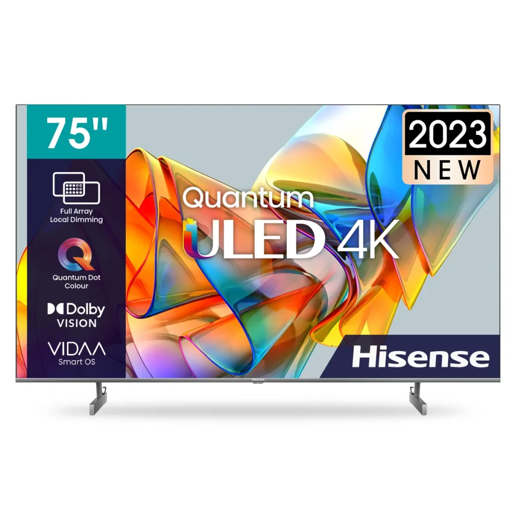 Hisense 75" Quantum ULED Smart 4K TV (Model No: 75U6K)