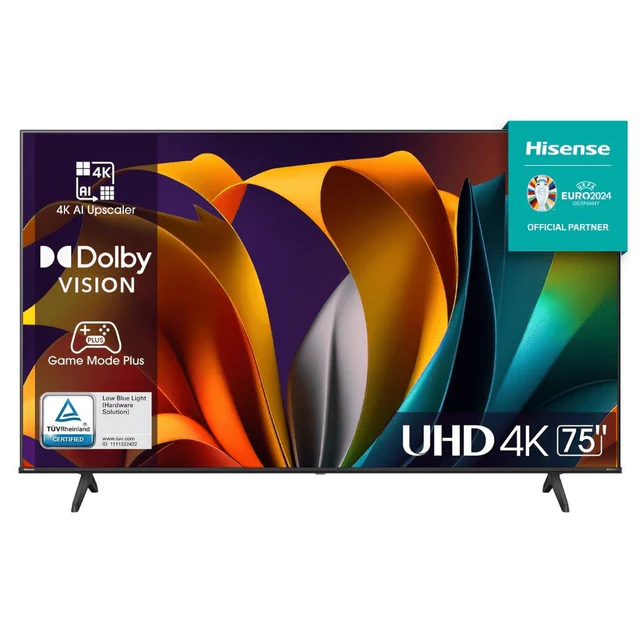Hisense 75" UHD Smart 4K TV (Model No: 75A6N)