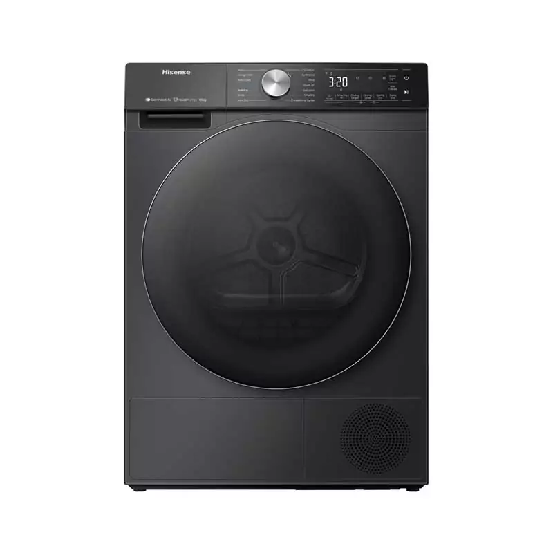 Hisense Dryer 10.5kg Heat Pump Dryer Black (Model No: DH5S102BB)
