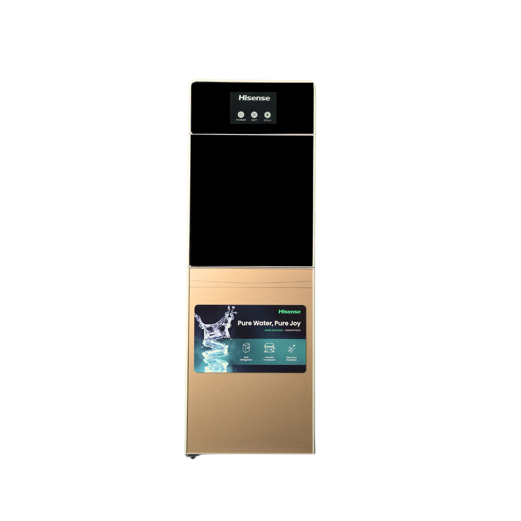 Hisense Water Dispenser with Refrigerator - H85WDTP2S1DR