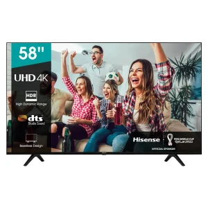 Hisense 58" UHD Smart 4K TV (Model No: 58A6H/K)