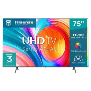 Hisense 75" Smart UHD 4K LED TV (Model No: 75A7H/K)