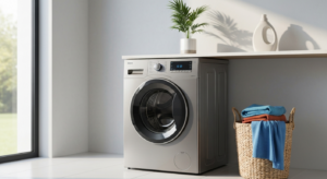 Midea 12KG Front Load Washing Machine | Titanium (Model No: MF200W120WB/T)