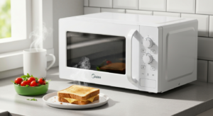 Midea 20L Digital Microwave Oven with Grill | White (Model No: AG720C2AT-W)