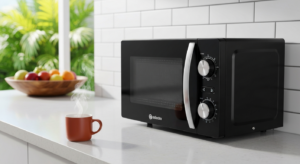 Midea 20L Manual Microwave Oven | Black (Model No: MM720C2GXE(BK))