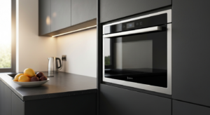 Midea 25L Built-In Microwave Oven | Black & Silver (Model No: AG925BVE-SS)