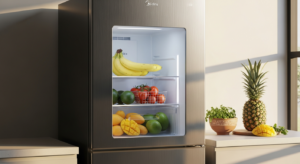 Midea 352L Single Door Refrigerator | Bru Steel (Model No: MDRD502MTE46)