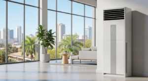 Midea 48000 BTU Inverter Floor Standing AC (Model No: MFPA400-50HRFN1-CRG5GW)