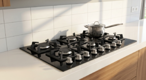 Midea 5-Burner Gas Hob (Model No: MG90GQ095AL1B-BS)
