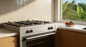 Midea 50x55 Free Standing Oven | Silver (Model No: 50E3G1H-SL)