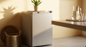 Midea 85L Single Door Refrigerator | Silver (Model No: MDRD133FGG50)