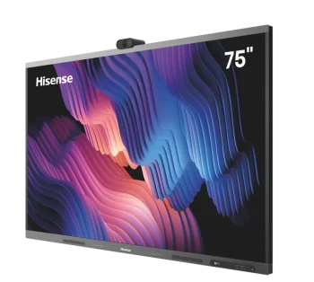 Hisense 75″ Interactive Display Board + Camera | Android 13 | 4GB RAM / 64GB ROM | UHD 4K | (Model No: 75MR6DE)