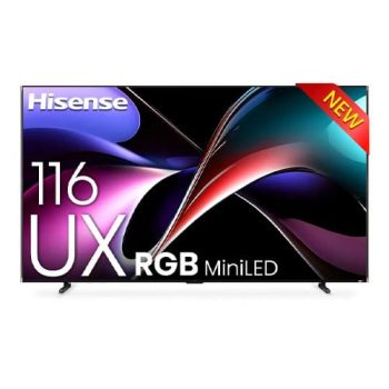 Hisense 116" RGB Mini-LED Smart TV (Model No: 116UX)