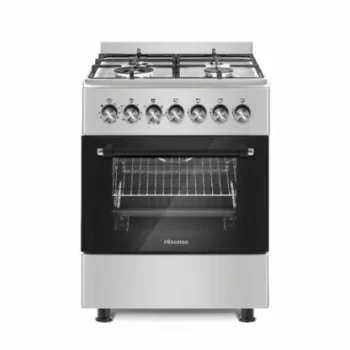 Hisense Free Standing Cooker 60*60CM, 3 Gas Burners, 1 Electric Burner, Electric Oven (Model No: HF631GEES)