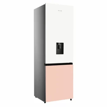 Hisense 350L White & Pink Double Door Fridge + Water Dispenser (Model No: H450BDP-WD)