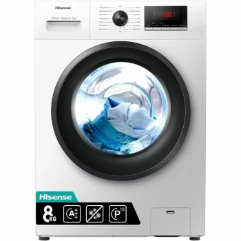 Hisense 8kg Front Load Wash & Rinse Automatic Washing Machine (Model No: WFQP8012VMS)